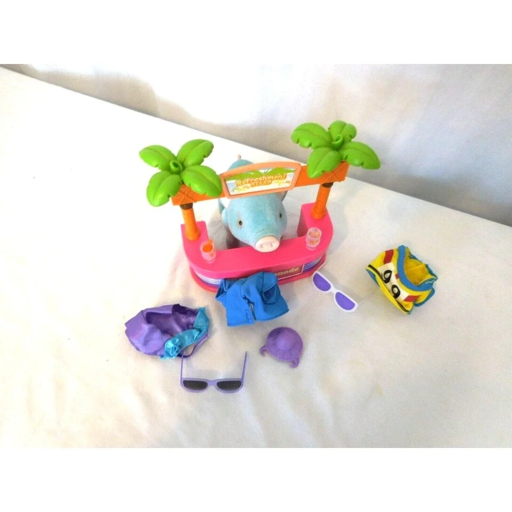 Teacup Piggies Pet Piggy Princess Pink Refreshment Lemonade stand Piggies Blue P